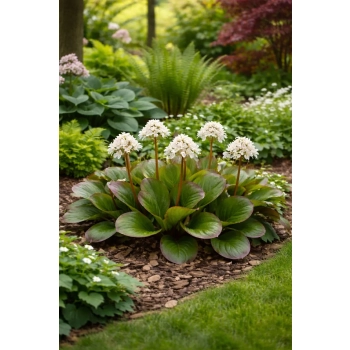 Bergenia sercolistna Jelle - Bergenia cordifolia