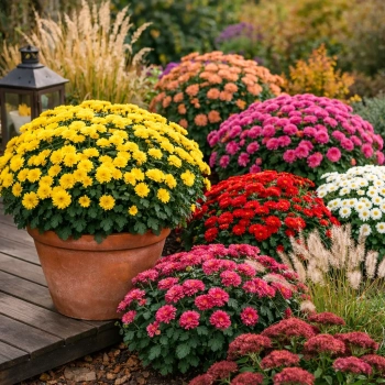 Złocień ogrodowy - Chrysanthemum indicum (hortorum)