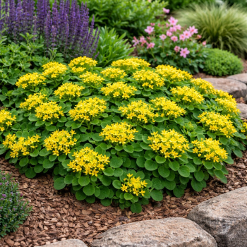 Rozchodnik kamczacki -Sedum  kamtschaticum var. ellacombianum