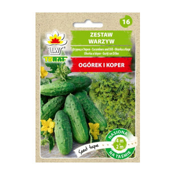 Zestaw warzyw Ogórek i Koper taśma