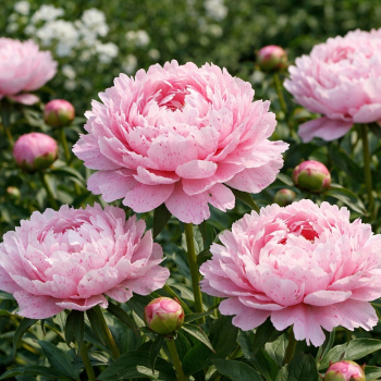 Piwonia chińska The Fawn - Paeonia lactiflora